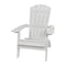Flash Furniture All-Weather Folding Adirondack Chair in White JJ-C14505-WH-GG - alternate 6